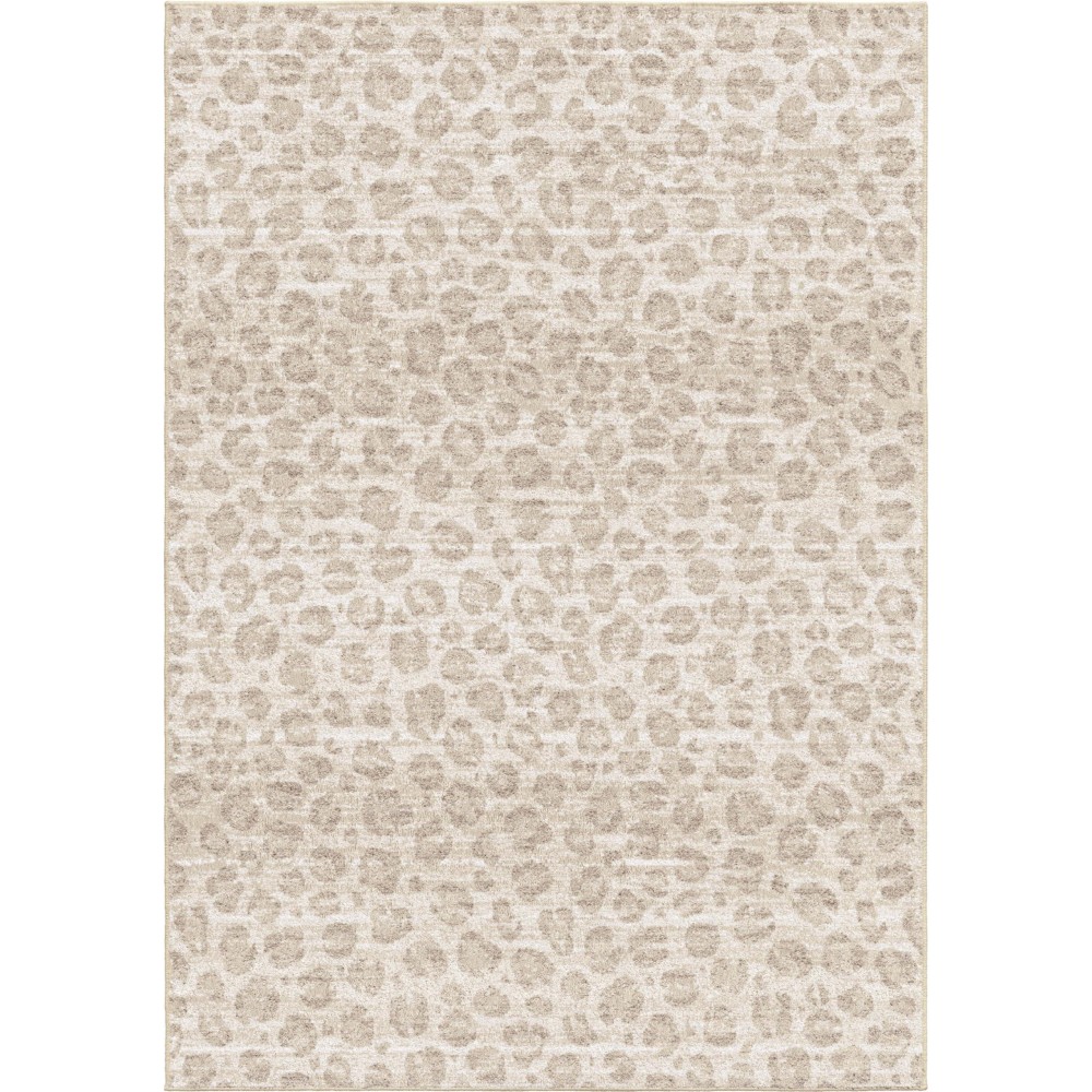 Rockford Snow Leopard Beige 710 x 1010 Area Rug