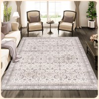 Istana Area Rugs 8X10 Beige Area Rug Foldable 8 X 10 Rug Stain Resistant Rug For Bedroom Washable Area Rugs 8X108X10 Wa