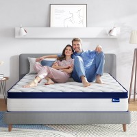 Avenco King Size Mattress 12 Inch King Mattresses In A Box Hybrid Spring Mattresses With Comfort Foam And Pocket Coils For Pre