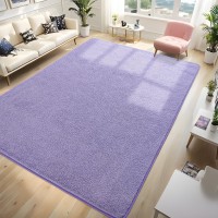 Zedrew Purple Area Rugs For Bedroom Living Room 4X6 Feet Indoor Memory Foam Rug Modern Washable Rugs For Kids Boys Girls Room