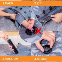 10 Small Vacuum Storage Bags Space Saver Sealer Compression Bags For Blankets Comforters Pillows Clothes Storage