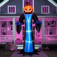 Joiedomi 12 Ft Tall Halloween Inflatables Outdoor Decorations Inflatable Halloween Decor Outdoor Scary Halloween Decorations I