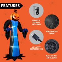 Joiedomi 12 Ft Tall Halloween Inflatables Outdoor Decorations Inflatable Halloween Decor Outdoor Scary Halloween Decorations I