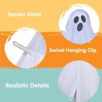 Joyin 2 Packs 275 Halloween Decoration Hanging Ghosts Outdoor Halloween Hanging Ghost Decor Cute Flying Hanging Ghosts For