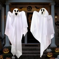 Joyin 2 Packs 275 Halloween Decoration Hanging Ghosts Outdoor Halloween Hanging Ghost Decor Cute Flying Hanging Ghosts For