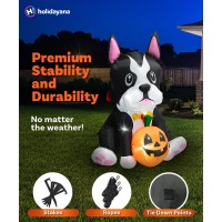 Holidayana Halloween Inflatables 5Ft Vampire Dog Large Halloween Inflatable Outdoor Decorations Inflatable Halloween Blow Ups