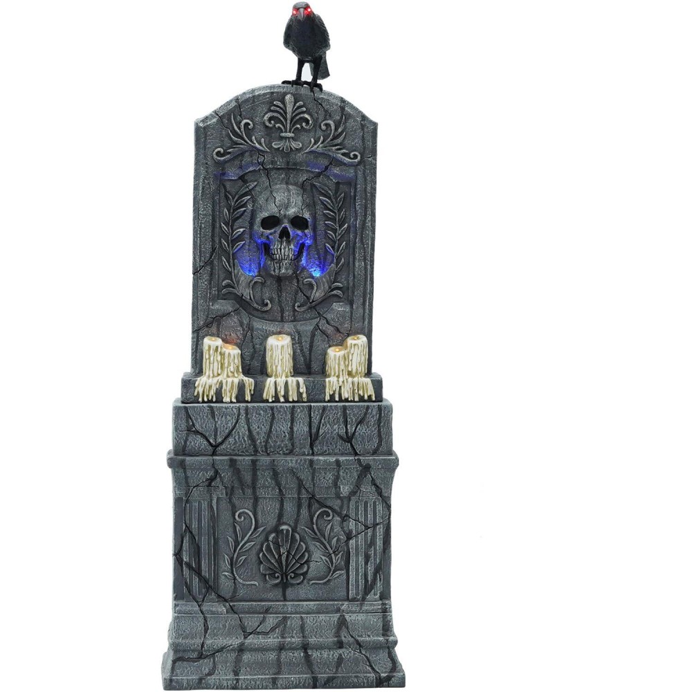 Haunted Hill Farm Motionactivated 32Ft Tall Gargoyle Battery Operated Scare Prop With Spooky Sound Effects And Lights For I