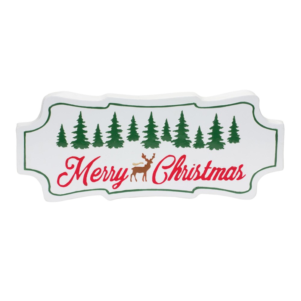 Merry Christmas Sign 2375L X 10H Iron