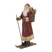 Santa On Skis 1325H Resin