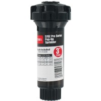 Toro 53817 3Inch Popup Fixedspray With Nozzle Sprinkler 360Degree 15Feet Black