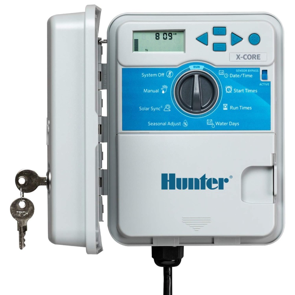 Hunter Sprinkler Xc600 Xcore 6Station Outdoor Irrigation Controller Small Gray