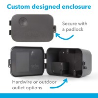 Rachio Smart Sprinkler Controller Weatherproof Outdoor Enclosure Compatible With Rachio 3 Smart Controllers Also 2Nd And 3Rd G