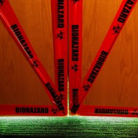 Caution Police Or Biohazard High Visibility Tape 1000 Ft Halloween Decoration Tape For Haunted Houses Yard D Cor Parties