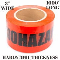 Caution Police Or Biohazard High Visibility Tape 1000 Ft Halloween Decoration Tape For Haunted Houses Yard D Cor Parties