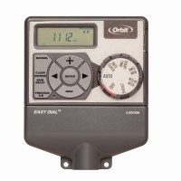 Orbit 28966 Easy Dial 6Station Indoor Sprinkler Controller Gray