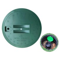 10 Inch Valve Box Cover Lid Green Sprinkler Valve Box Lid Replacement For Sprinkler System Irrigation Circular Valve Box Lid