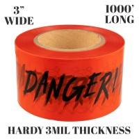 Caution Police Or Biohazard High Visibility Tape 1000 Ft Halloween Decoration Tape For Haunted Houses Yard D Cor Parties