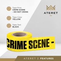 Crime Scene Do Not Cross Tape 3 Inch X 1000 Feet  Hazard Safety Tape  Construction Tape For Danger/Hazardous Area  Ideal Use For Halloween Decorations  Party  Work-Site