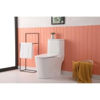 Winslet One-Piece Floor Square Toilet 27X14X31 In White