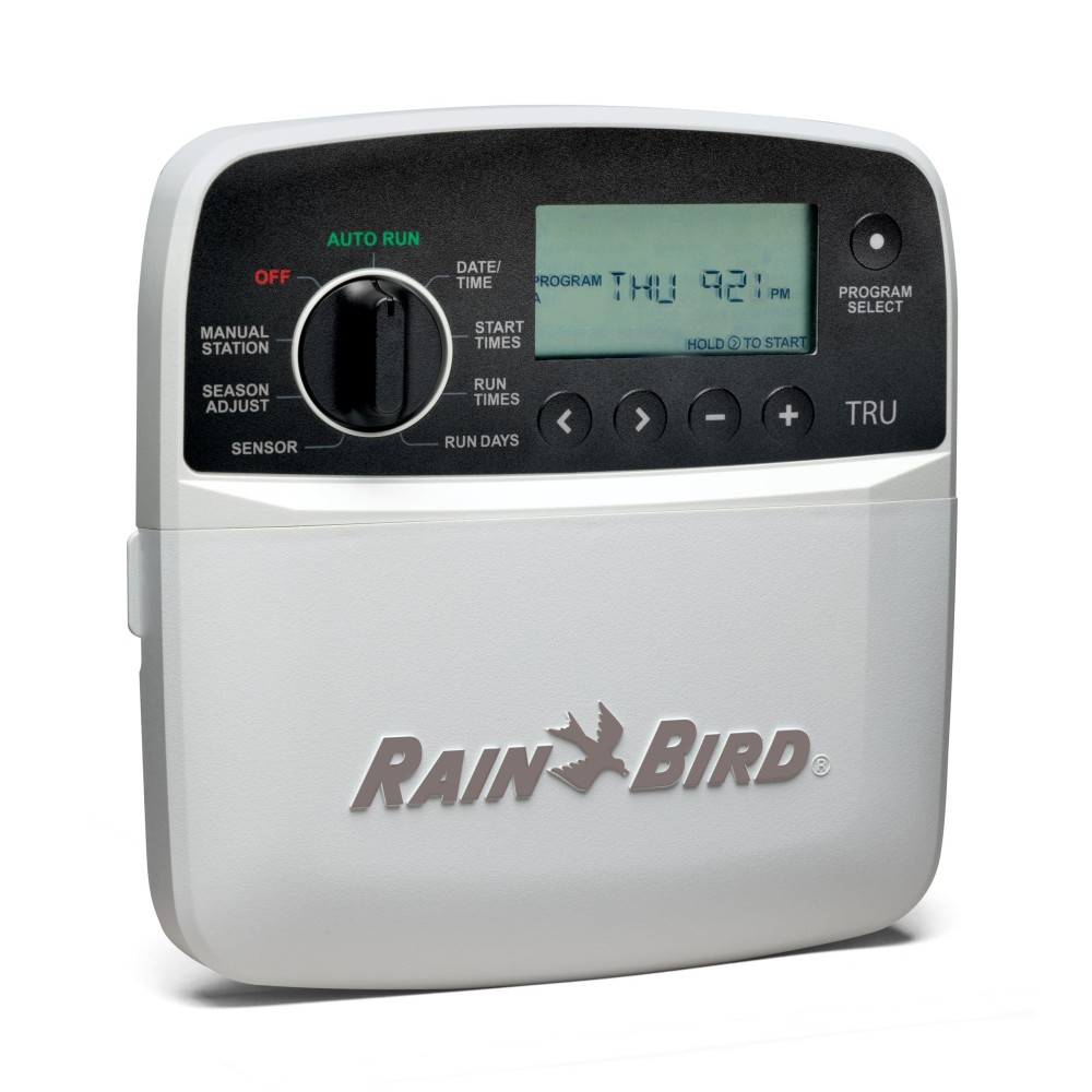 Rain Bird Tru4I Programbased Indoor Irrigation Controllertimer Wifi Ready 4Zonestation