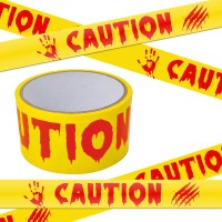 Halloween Decorations 2In X 82Ft Halloween Decorations Indoor Caution Warningtape For Halloween Decor Spooky Outside Safety Bar