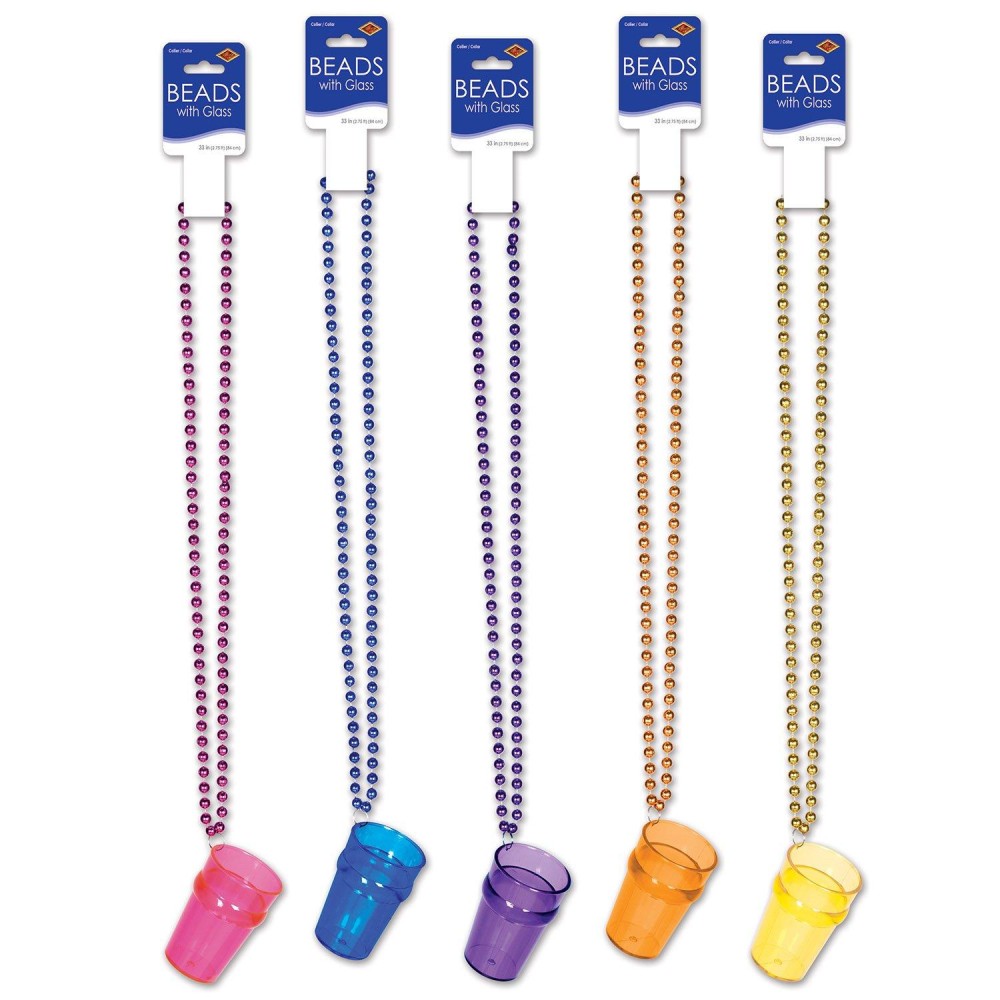 Beistle Beads Wglass Party Supplies 1 Count Pack Of 1 Multicolor