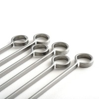 Norpro 14Inch Stainless Steel Skewers Set Of 6 Silver