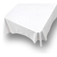 Solid Color Vinyl Tablecloth With Polyester Flannel Backing Size 52X52
