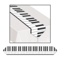 Printed Piano Keyboard Table Runner Pack Of 12