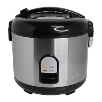 Imusa Usa Gau00028 Electric Rice Cooker 10Cup Uncooked Rice 20Cup Cooked Rice Stainless Steel