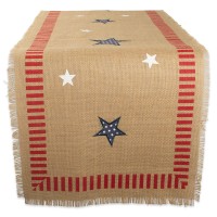 Dii 4Th Of July Jute Table Runner