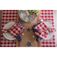 Dii 4Th Of July Jute Table Runner