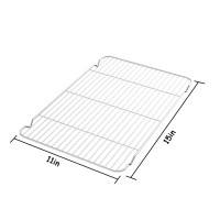 Zacfton Cooling Rack Set Of 3 Baking Rack Stainless Steel Wire Rack For Baking Cooking Roasting Grilling Cooling 15 X 11