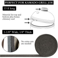 Kamaster High Temp Grill Gasket Replacement Fit Kamado Grill Classic Bbq Smoker Gasket For Kamado Grill Big Preshrunk Accessori