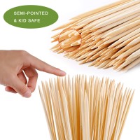 120 Pcs Bamboo Marshmallow Roasting Sticks Smores Skewers For Fire Pit Extra Long 30 Inch Heavy Duty 5Mm Thick Wooden Smores S