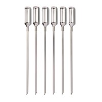 Oxo Good Grips Grilling Tools Stainless Steel Grilling Skewers Set Of 6