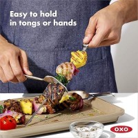 Oxo Good Grips Grilling Tools Stainless Steel Grilling Skewers Set Of 6