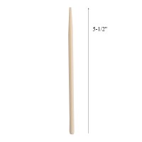 Yesland 1000 Pack Candy Apple Sticks 55 Inch 5Mm Sturdy Bamboo Sticks For Caramel Wooden Skewer Sticks For Bbq Corn Dog C