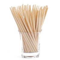 Yesland 1000 Pack Candy Apple Sticks 55 Inch 5Mm Sturdy Bamboo Sticks For Caramel Wooden Skewer Sticks For Bbq Corn Dog C