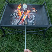 Mallome Marshmallow Roasting Sticks Smores Skewers For Fire Pit Kit Hot Dog Camping Accessories Campfire Marshmellow 32 Inch