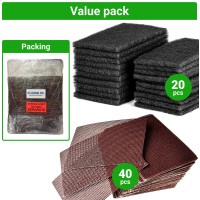 Cusinium 20Pack Griddle Cleaning Pads 40Pack Grill Screens Griddle Cleaning Accessories Bundle