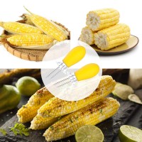 Corn Holders 16Pcs8 Pairs Stainless Steel Corn On The Cob Sweetcorn Corn Skewers Interlocking Double Fork For Bbq Camping Out