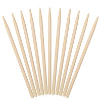 Minisland Premium 55 Inch Bamboo Skewers 5Mm Thick Short Semipoint Caramel Candy Apple Corn Dog Sticks 100 Counts Msl168