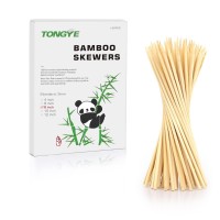 100 Pcs 8 Inch Bamboo Skewers Premium Wooden Skewers Without Splinters Skewers For Grilling Bbq Appetizer Fruit Kabobs C