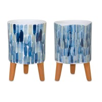 Decorative Pot wLegs Set of 2