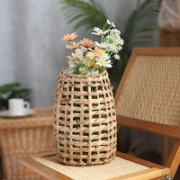 Woven Water Hyacinth Hanging Basket Door Hanging Basket Wall For Home Garden Farmhouse Water Hyacinth