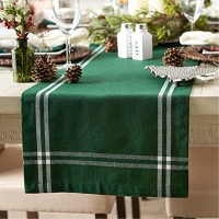 Dii Balsam Border Stripe Table Runner 14X72