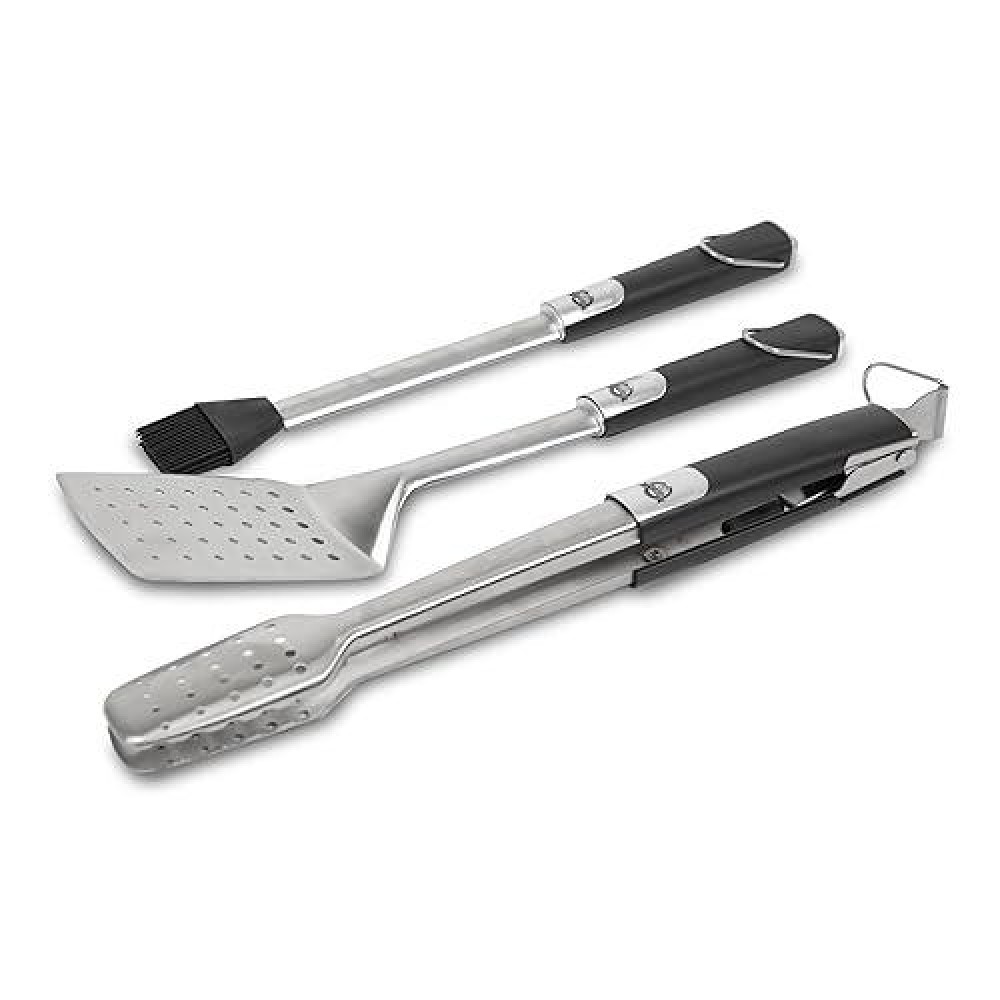 Pit Boss Grills Soft Touch 3 Piece Tool Set Stainless