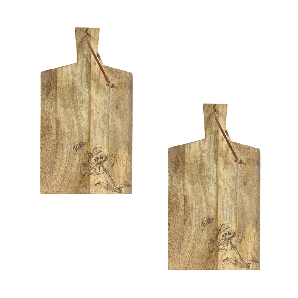 Mango Wood Cutting Board Set of 2