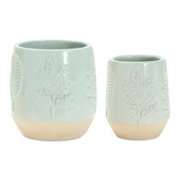 Porecelain Pot Set of 2